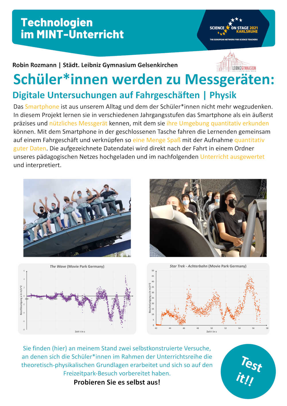 Poster vom Projekt Schüler*innen werden zu Messgeräten