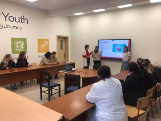 Lehrkräfte bei einer Fortbildung