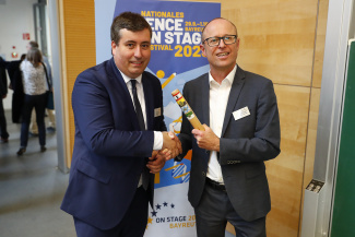 Staffelstabübergabe von Bayern nach Sachsen 