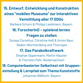 #sons2023: ausgewählte Projekte 